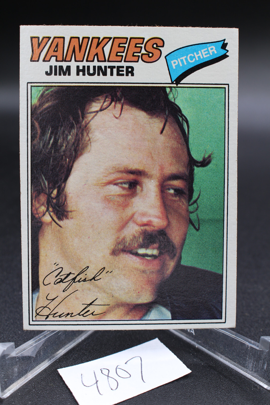 1977 Topps Burger King New York Yankees #4 Jim Hunter EXMT