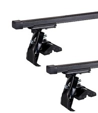 Roof Bars M001 130cm (Pair of) For Mazda 323 Hatchback Saloon (90-94) 