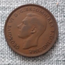 1947 George Vl  Pre-Decimal Penny - VGood condition for coin of this age.