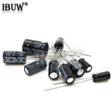 5pcs Electrolytic Capacitor 10 16 25 50V 0.1uF-1000uF #B4
