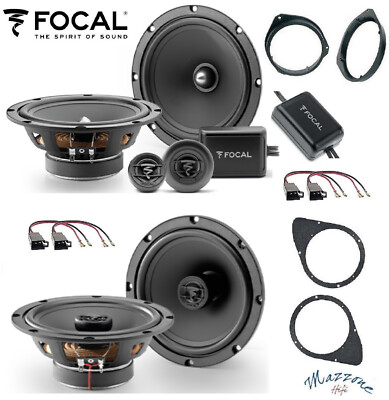 FOCAL Ase 165 ACX-165 Set 6 Lautsprecher Fiat 500 Abarth 595 Conn / Sup Auto