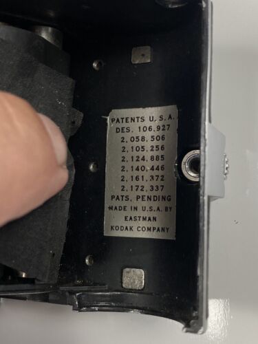 Rara fotocamera vintage Kodak Ektra 35 mm pellicola telemetro + Exa II: per parti di ricambio, così com'è. - Foto 21 di 24