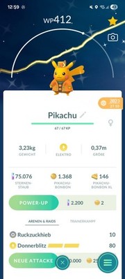 Shiny Pikachu Tricks and Treats - Halloween Edition Pokemon Go