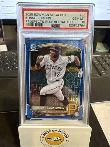2025 Bowman Chrome Mega Box Blue /150 Konnor Griffin #86 PSA 10