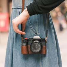 Camera Bag Protective Case Base Leather Cover Shell For Fujifilm X-s10 Xh2 Xh2s