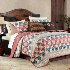Phoenix 3 Piece Quilt Set with Pillow Shams, Queen Size, Cotton Reversible Luxur