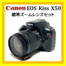 Canon EOS Kiss X50 DSLR Camera with 18-55mm Lens Great for Beginners