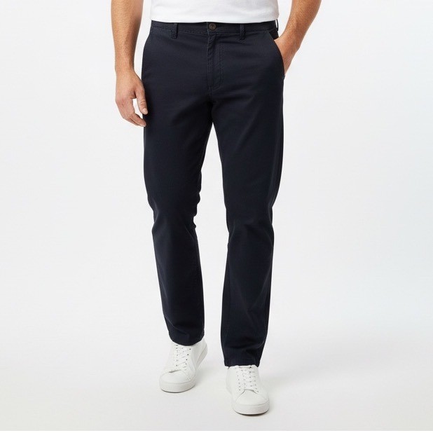 Flag & Anthem Mens Pants Relaxed Fit Navy Blue Cotton Spandex Size 46x30