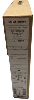 Sennheiser EW-D EM Digital Wireless Receiver (Q1-6: 470.2 to 526 MHz)