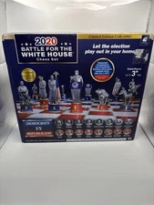 2020 Battle For The White House Chess Set Brand New Open Box Trump 