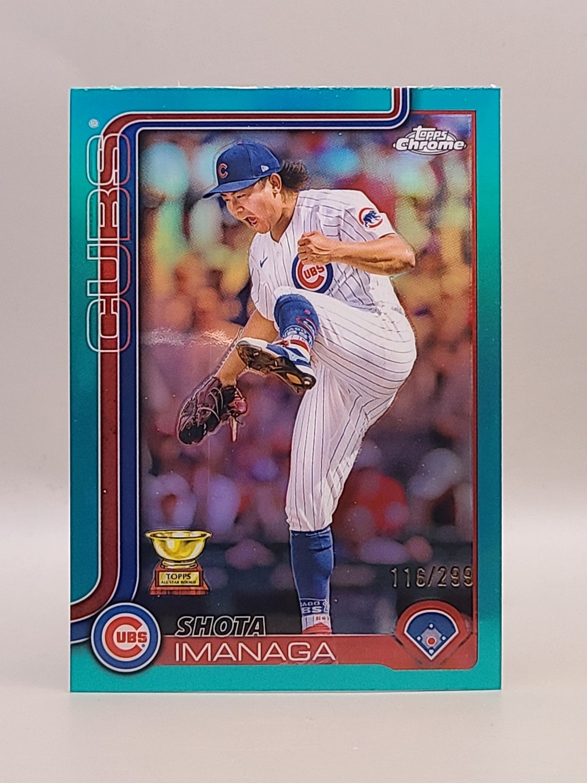 2025 Topps Chrome #149 Shota Imanaga Teal Refractors #/299