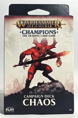 WARHAMMER AOS CHAMPIONS THE TRADING CARD GAME CHAOS CAMPAIGN DECK SEALED