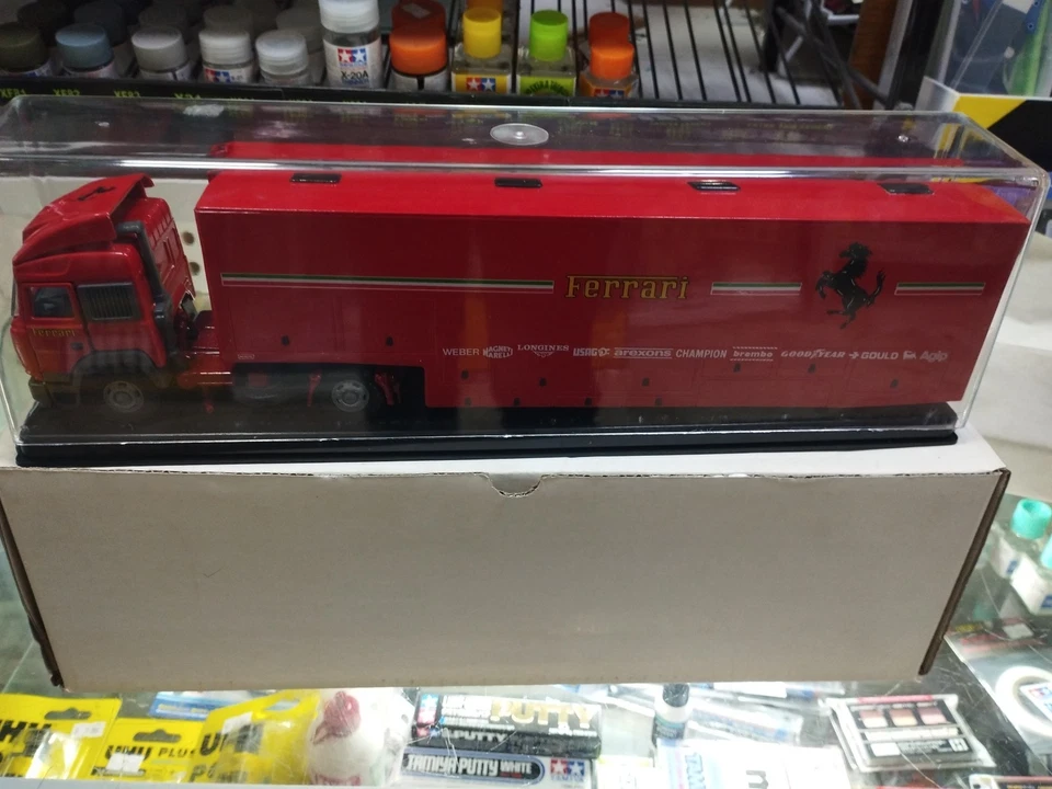 OLDCARS IVECO FIAT TURBOSTAR TRUCK FERRARI ANNI 80/80's F1 CAR TRANSPORTER 1/43 - Immagine 2 di 2