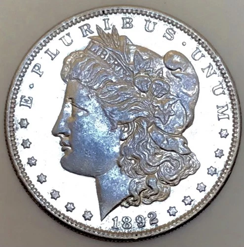 1892 S MORGAN ABSOLUTE SHOWSTOPPER! SEMI PROOF LIKE! RARE AS IT GETS! NR #61779