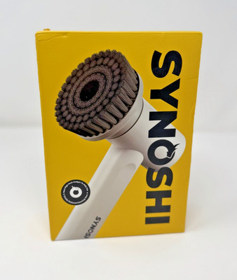 Synoshi Electric Spin Scrubber Cordless Brush 3 Replacement Heads FAST SHIP