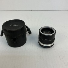 Vivitar Automatic Tele Converter 3X-1 Lens w/ Case Vintage Camera Accessory