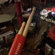 Wooden Drum Sticks for Snare Drum, Tom, Cymba...