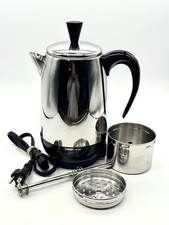 Farberware 8 Cup Electric Percolator Coffee Pot FCP280 Fully Automatic TESTED