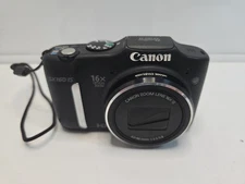 Canon PowerShot SX160 IS 16.0MP Digital Camera – Black – Works Perfectly.