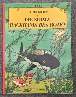Tim und Struppi - Der Schatz Rackhams des Roten   Auflage 1974 Softcover
