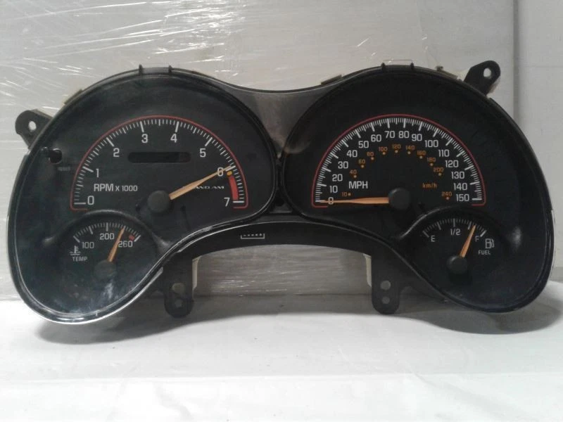 Cuadro de instrumentos velocímetro 03 2003 Pontiac Grand Am 86 k millas 22704962 Foto 4 de 4