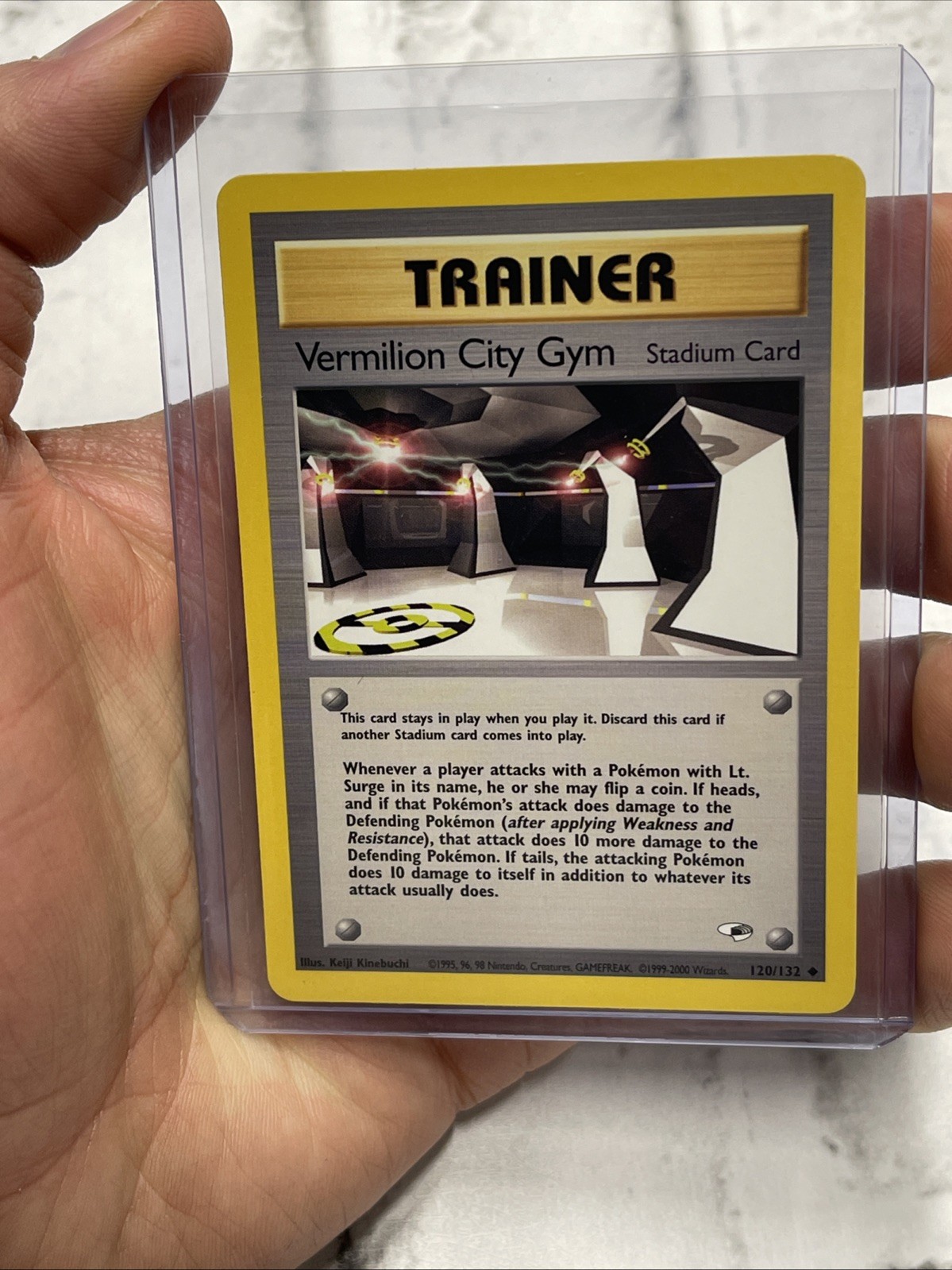 Pokemon WOTC Vermillion City Gym 120/132 Gym Heroes Set UNLIMITED Uncommon NM