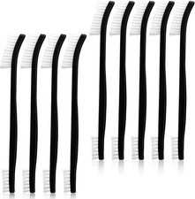 9Pcs Double-Ended Cleaning Brushes Set Nylon All Purpose Clean Brush Black