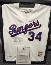 Nolan Ryan Signed 1993 Texas Rangers Jersey-F...