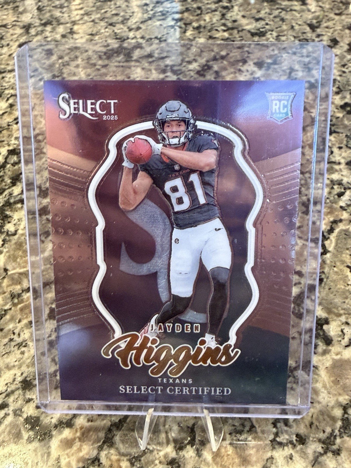 2025 Panini Select - Select Certified Rookies Jayden Higgins #19 (RC)