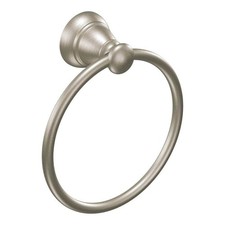 MOEN Banbury Wall Mounted Towel Ring in Spot Resist Brushed Nickel