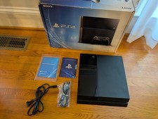 Sony Playstation 4 PS4 Jet Black 500 GB Original Box CIB Complete Read Desc