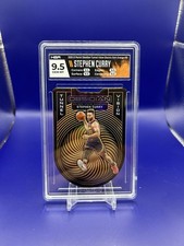 2020-21 Panini Obsidian Stephen Curry #15 Tunnel Vision Orange /35 HGA 9.5
