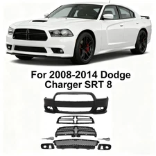For 2008-2014 Dodge Charger: Front Bumper Primed with Grille