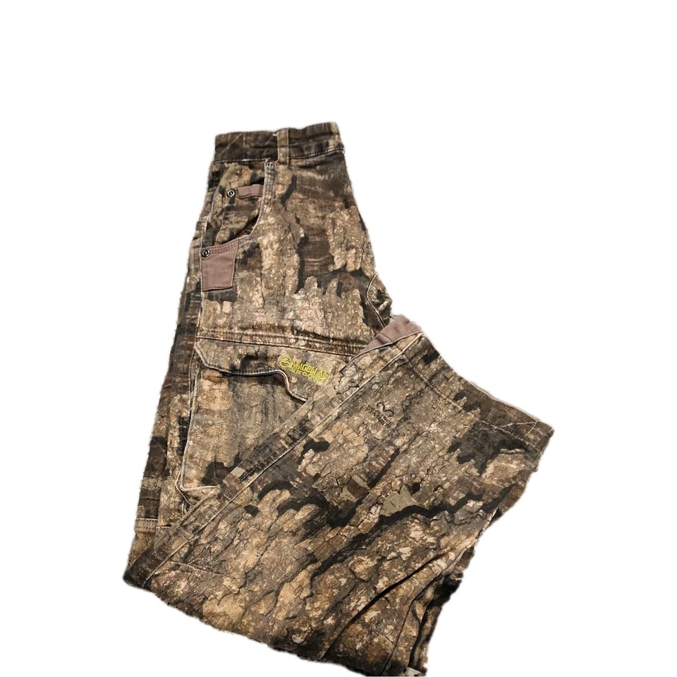 Magellan Outdoors RealTree Camo AOP Hunting Winter Pants Jeans Youth Kids Med - Image 3 of 4