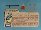 GI G.I. Joe gijoe TORPEDO WEAPONS PARTS + FILE CARD LOT scuba tank gun FREE SHIP