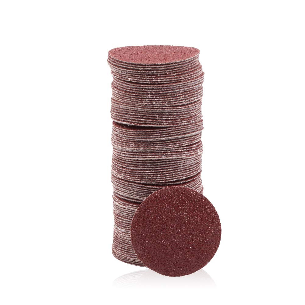 SPEEDWOX 100pcs Sanding Discs 2 inch Sandpaper 60 Grit Hook and Loop Sanding ...