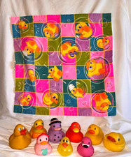 Rubber Ducks Jeep Lot of 9 Handkerchief Bath Toys Kids Toddler Toys Collect