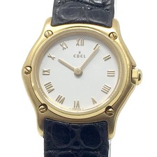 EBEL (like new & unworn) 18kt SOLID GOLD 1911 Wave Classic Full-Set 8057901