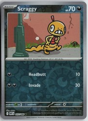 Scraggy - SV: White Flare #057/086 Reverse Holo