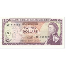 [#605469] Banknote, East Caribbean States, 20 Dollars, 1965, Undated (1965), KM: