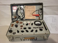 TV-7D/U military tube tester -- good working condition.