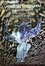 40x60" HUGE SUBWAY POSTER ~ Jamiroquai 1999 Synkronized W/Concert Dates Jay Kay~