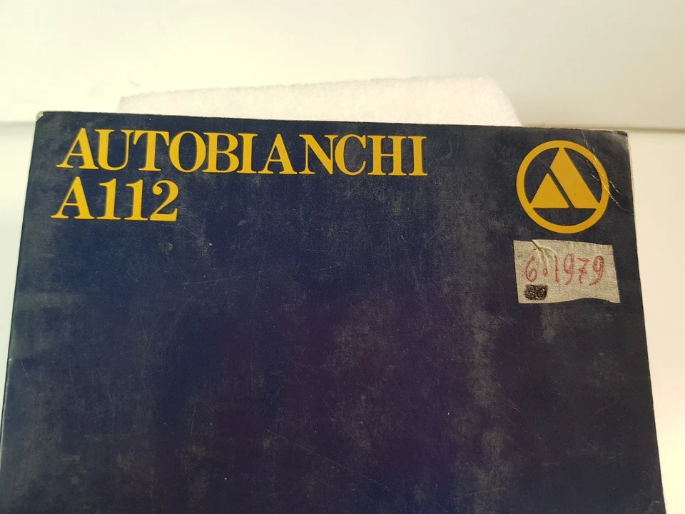 Manuale uso manutenzione Autobianchi A112 Abarth 70HP Elegant Junior edizione 79 - Immagine 2 di 4