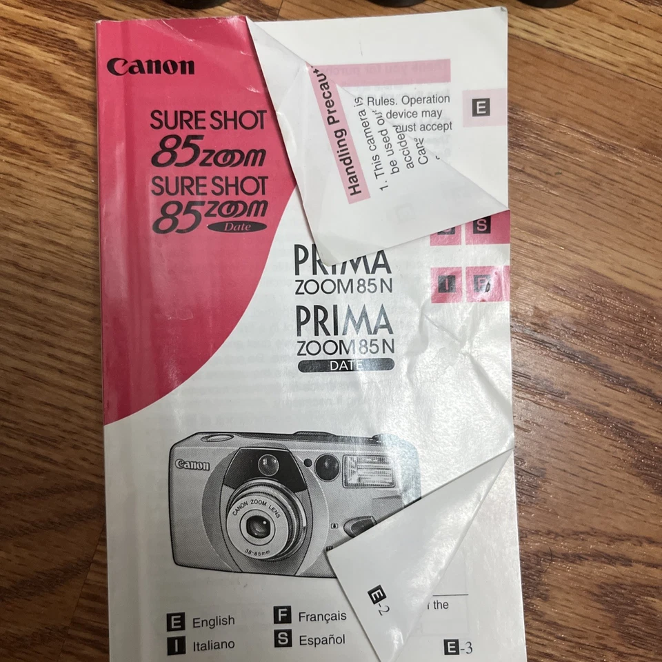 佳能 Sure Shot 85 变焦 - 35 毫米单反相机 - 已测试并正常工作 — 第 3/4 张图片
