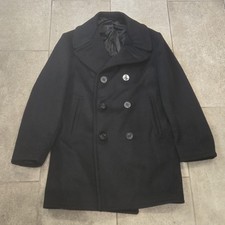 Vtg 1967 US Navy Kersey Wool Peacoat Men's Size 42 L Vietnam Era USN Issued