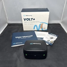 MD VOLT Series H Digital Hearing Aid 2‐Piece Set & Charging Case In Box