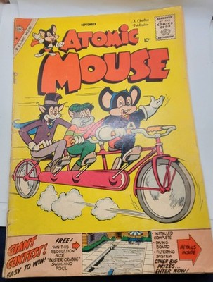 Charlton Comics Atomic Mouse Comic Book Golden Age Funny Animal Single Issue