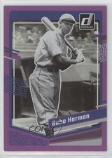 2023 Panini Donruss Holo Purple Babe Herman #170 3k6