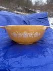 Vintage 1974 Pyrex Set Of 4 Nesting Bowls Cinderella Style Gold Butterfly