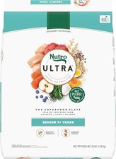 NUTRO ULTRA Senior Dry Dog Food - Chicken, Lamb, Salmon - 30 lb. Bag